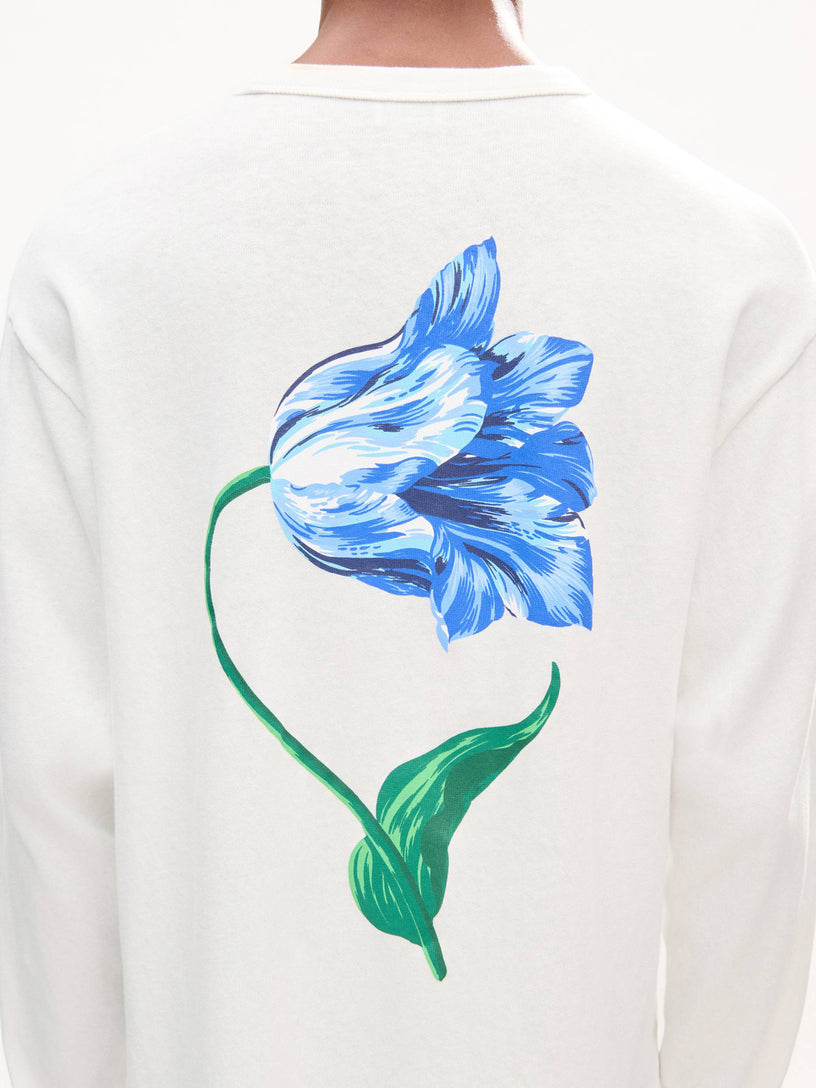 T-shirt a maniche lunghe in cotone 'Kenzo Tulip'