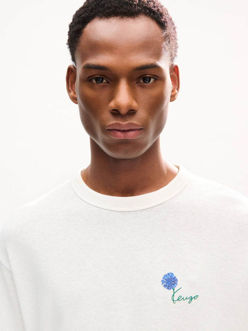 T-shirt a maniche lunghe in cotone 'Kenzo Tulip'