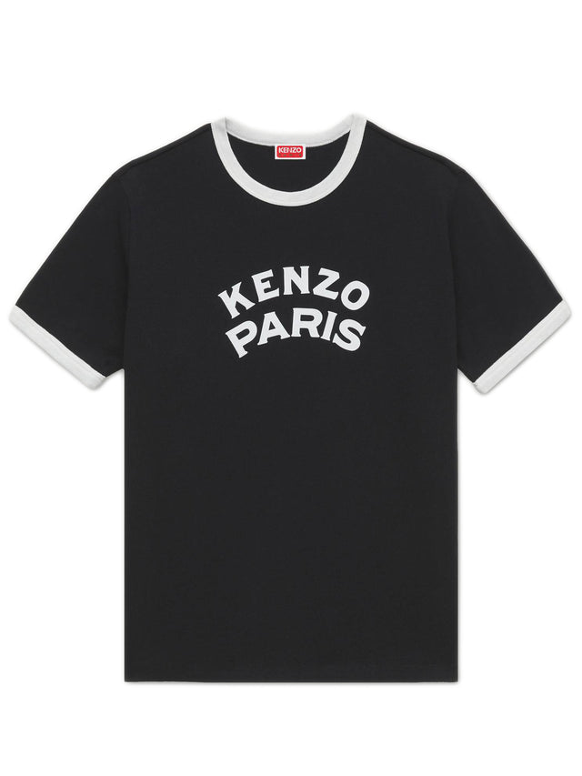 T-shirt slim in cotone 'Kenzo Paris Emblem'