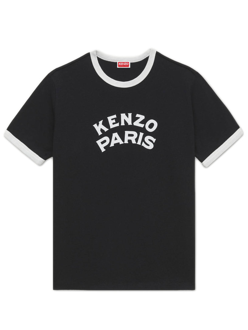 T-shirt slim in cotone 'Kenzo Paris Emblem'