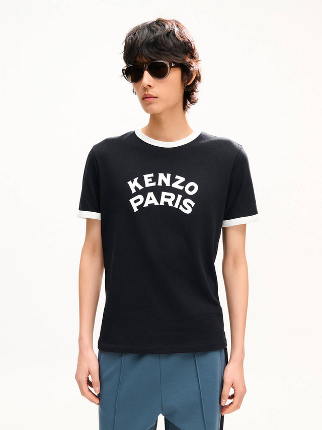 T-shirt slim in cotone 'Kenzo Paris Emblem'
