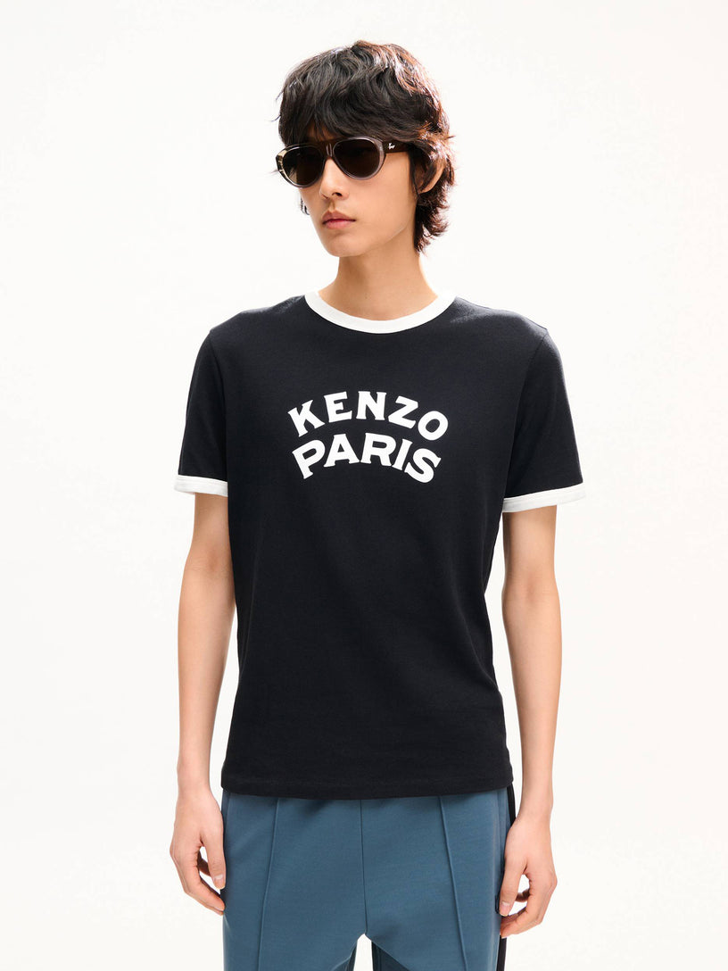 T-shirt slim in cotone 'Kenzo Paris Emblem'