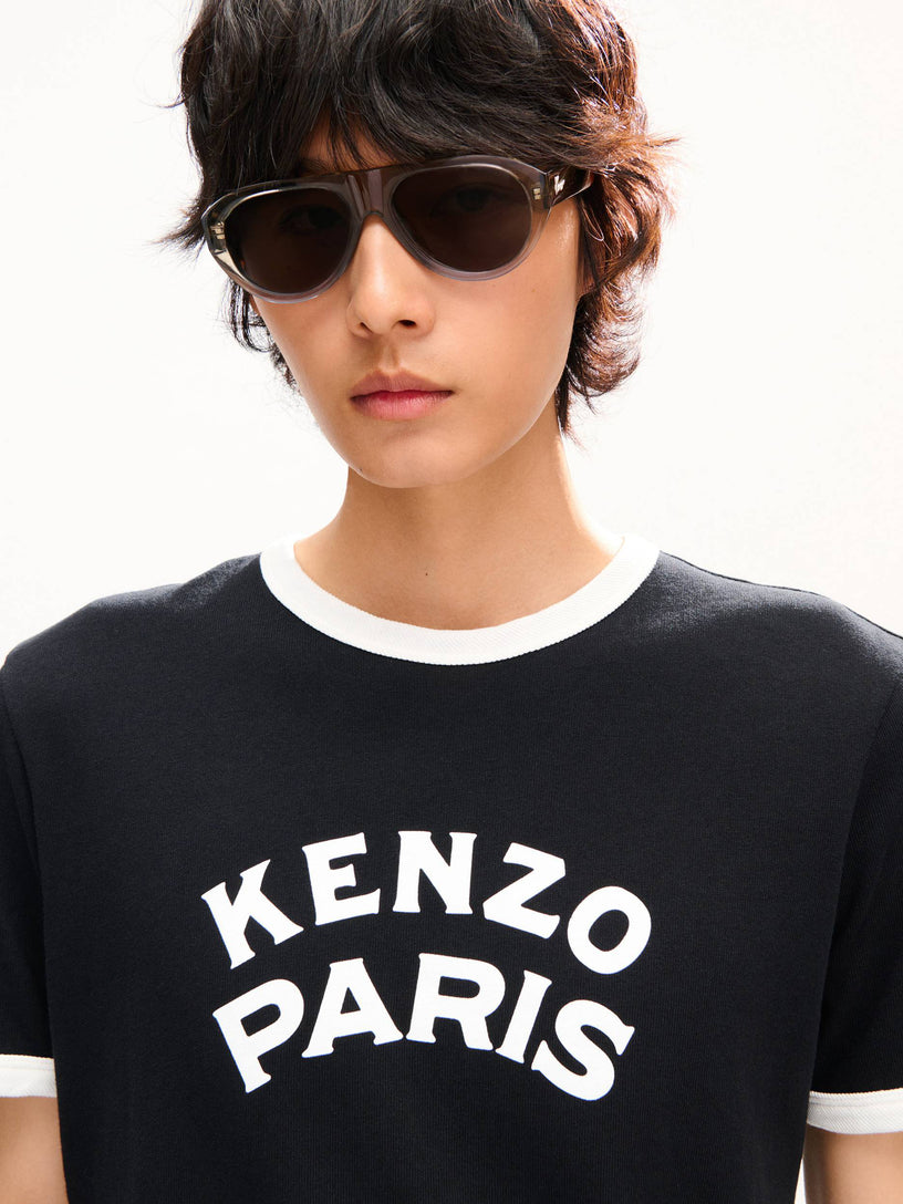 T-shirt slim in cotone 'Kenzo Paris Emblem'