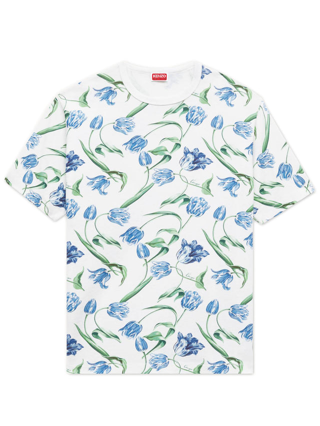 T-shirt in cotone 'Kenzo Tulip'
