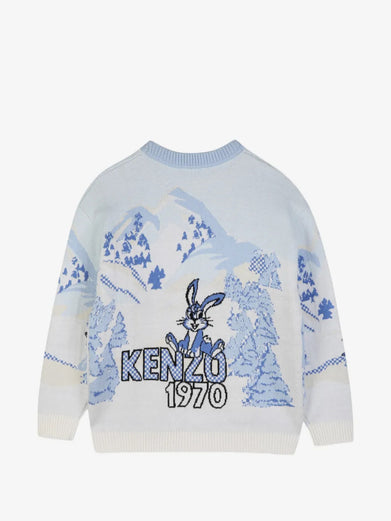 Maglione con stampa grafica