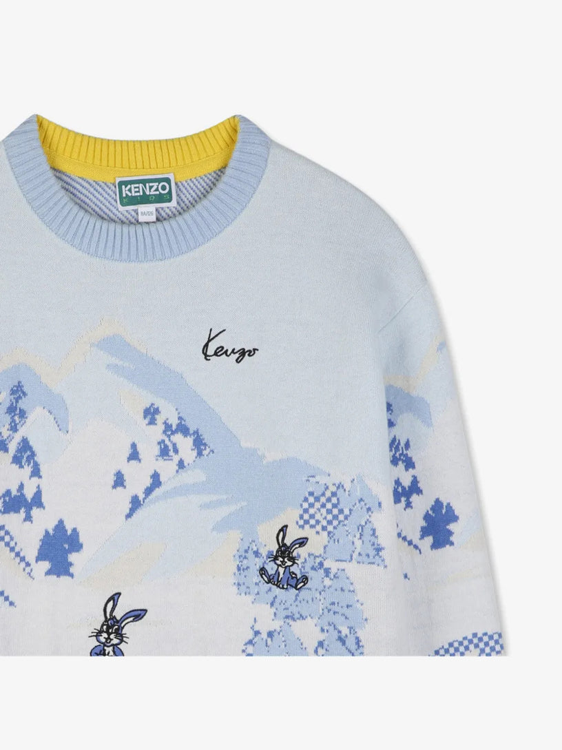 Maglione con stampa grafica