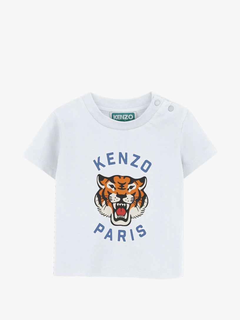 T-shirt con stampa tigre