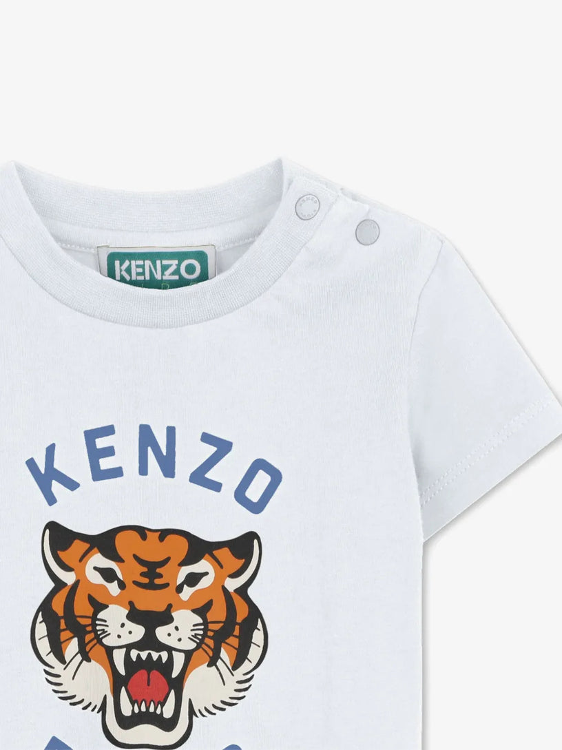 T-shirt con stampa tigre