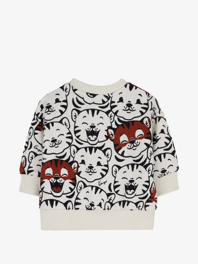 Felpa con stampa all-over