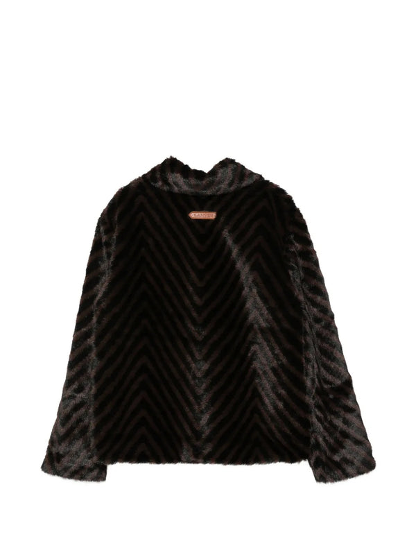 Pelliccia con zip