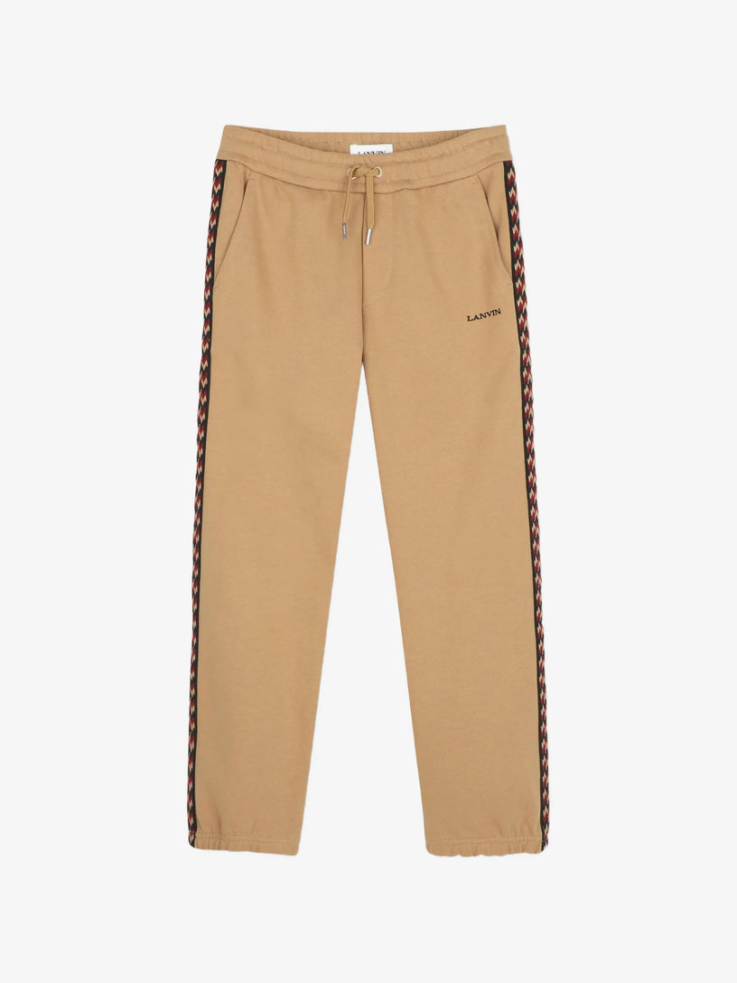 Pantaloni con motivo chevron