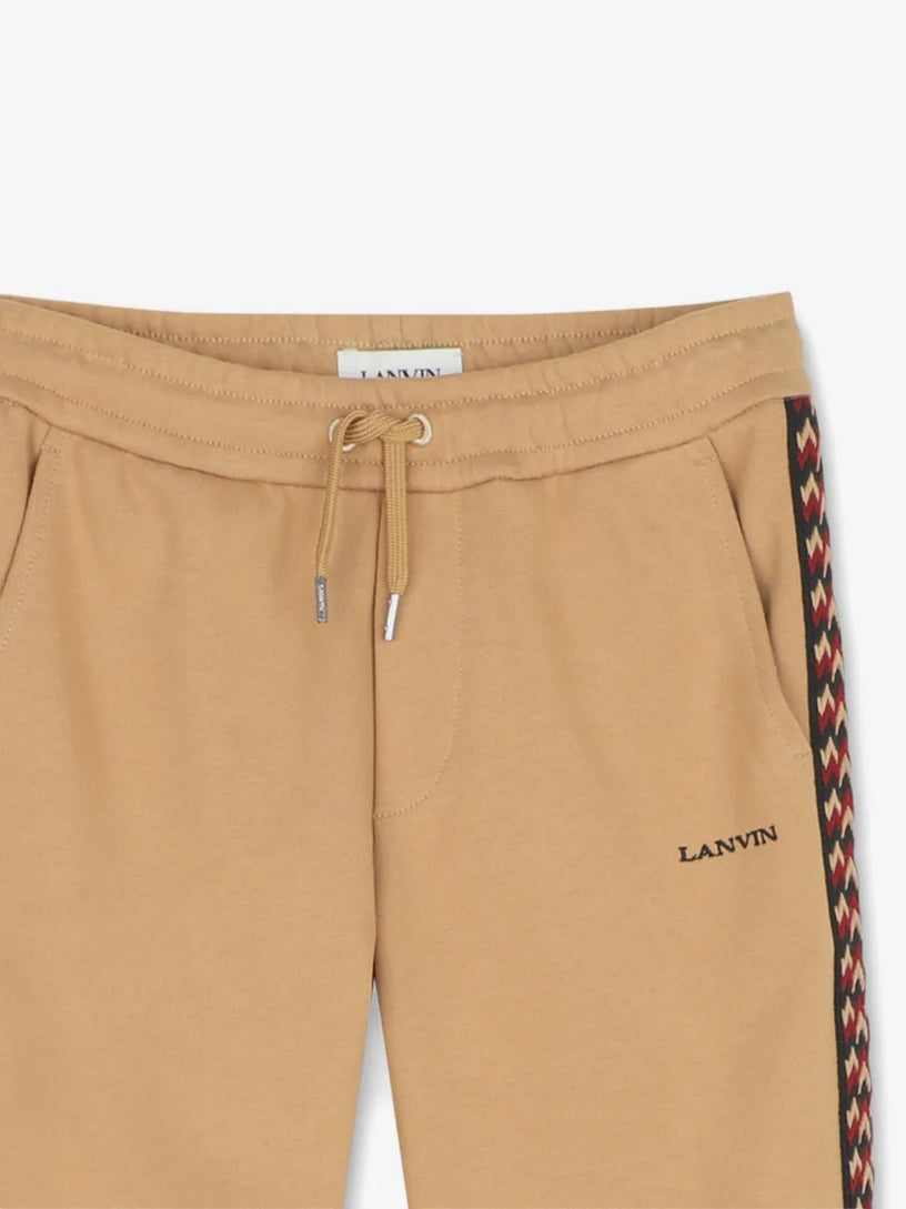 Pantaloni con motivo chevron