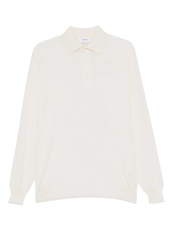 Wool polo shirt