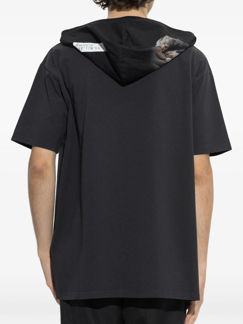 T-shirt con cappuccio