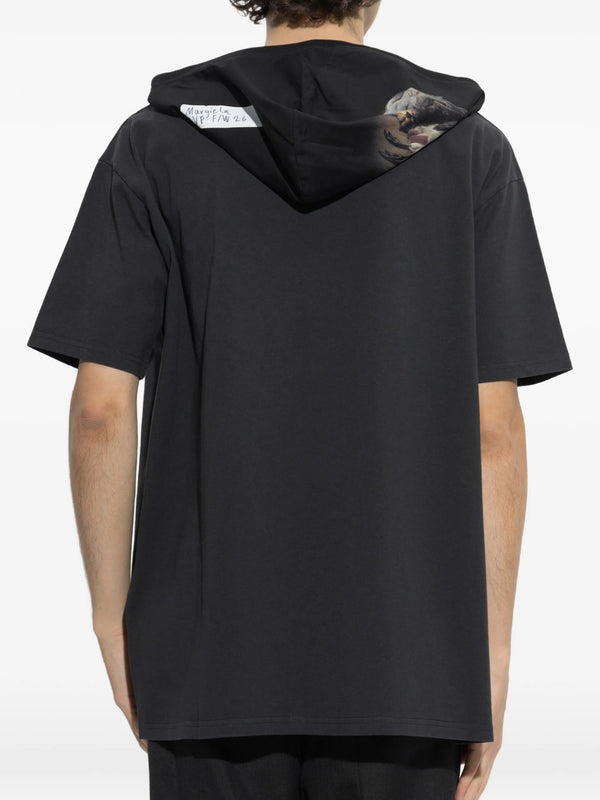 T-shirt con cappuccio