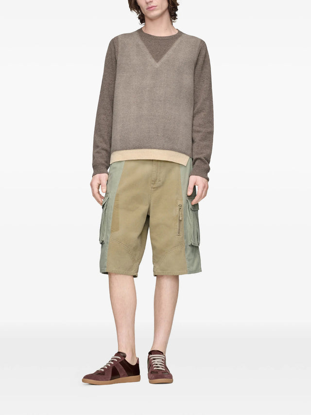 Maglia girocollo in maglia fusa di lana
