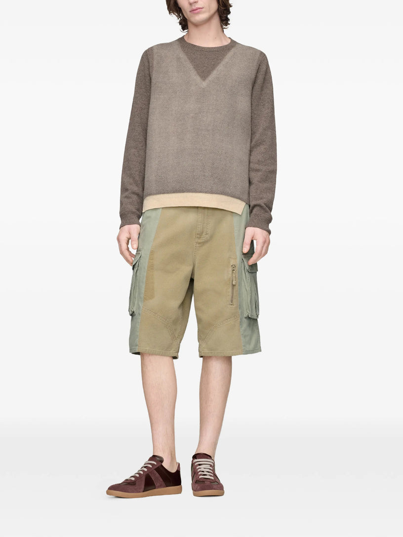 Maglia girocollo in maglia fusa di lana