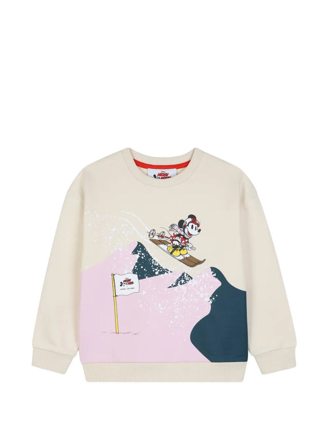 Felpa con stampa grafica Mickey Mouse