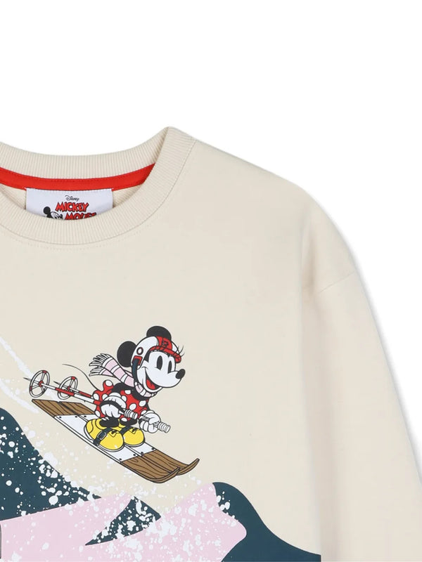 Felpa con stampa grafica Mickey Mouse