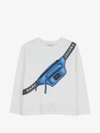 T-shirt con stampa marsupio