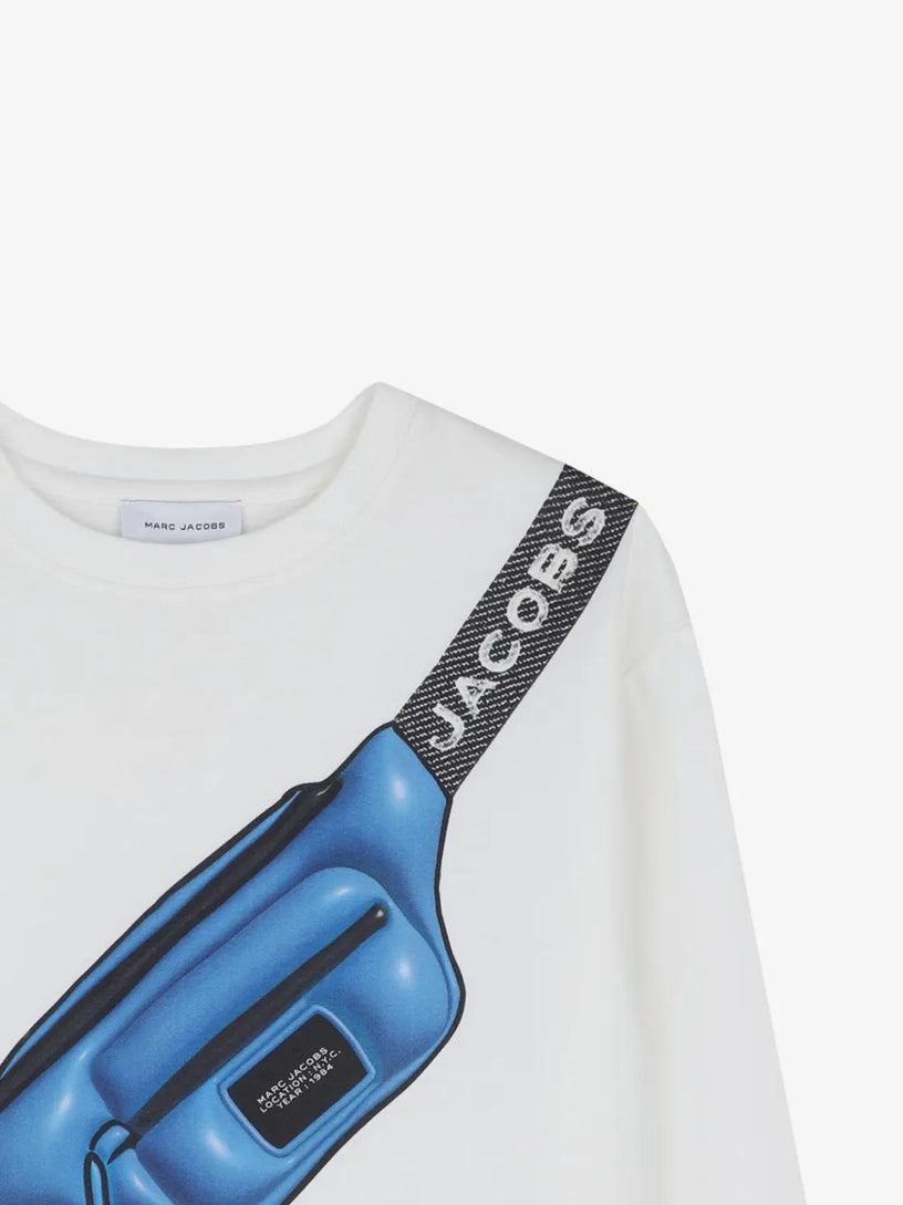 T-shirt con stampa marsupio