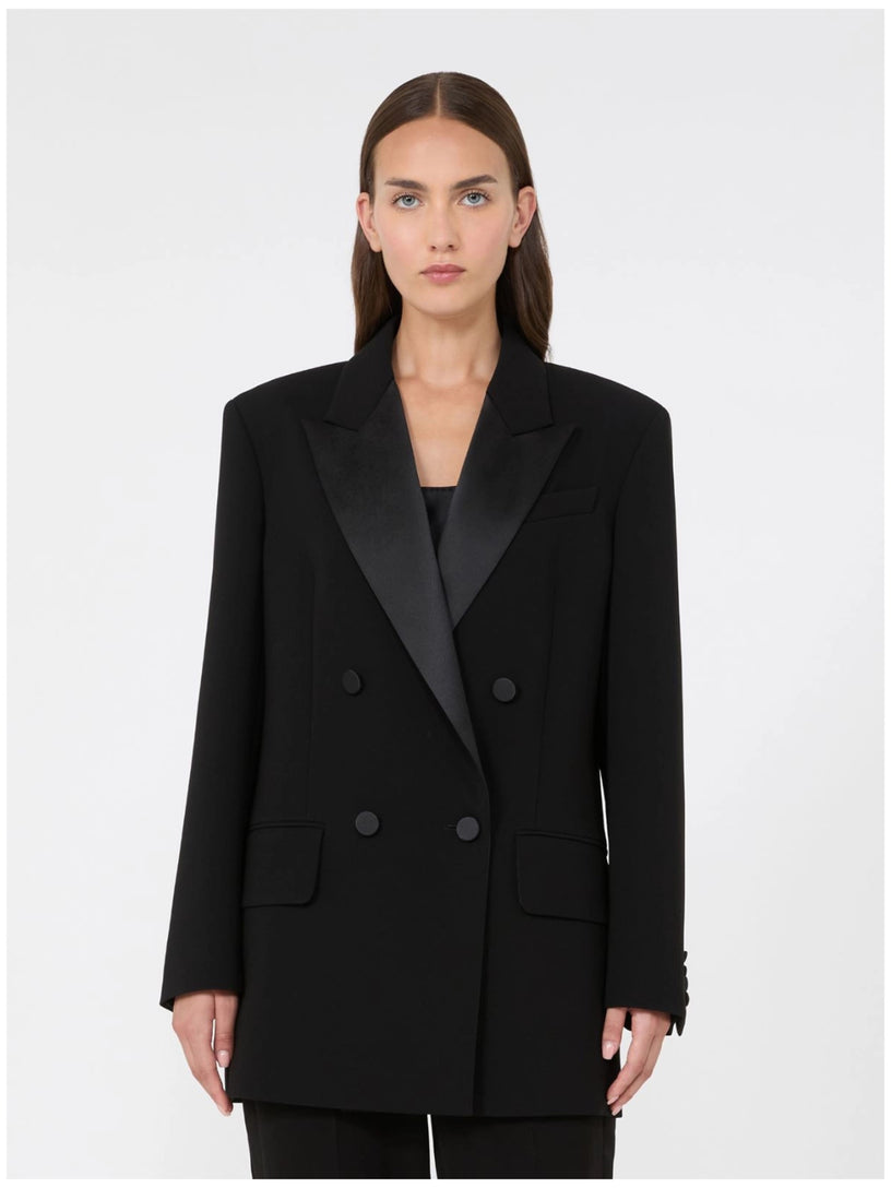 Blazer Garza doppiopetto in cady leggero
