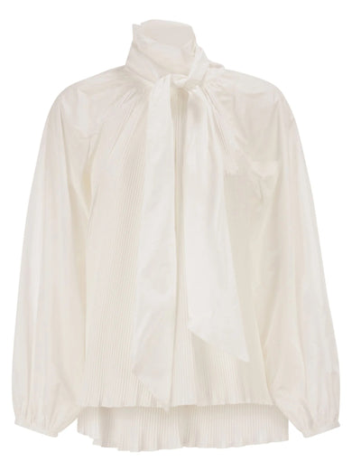 Blusa in taffetà di seta