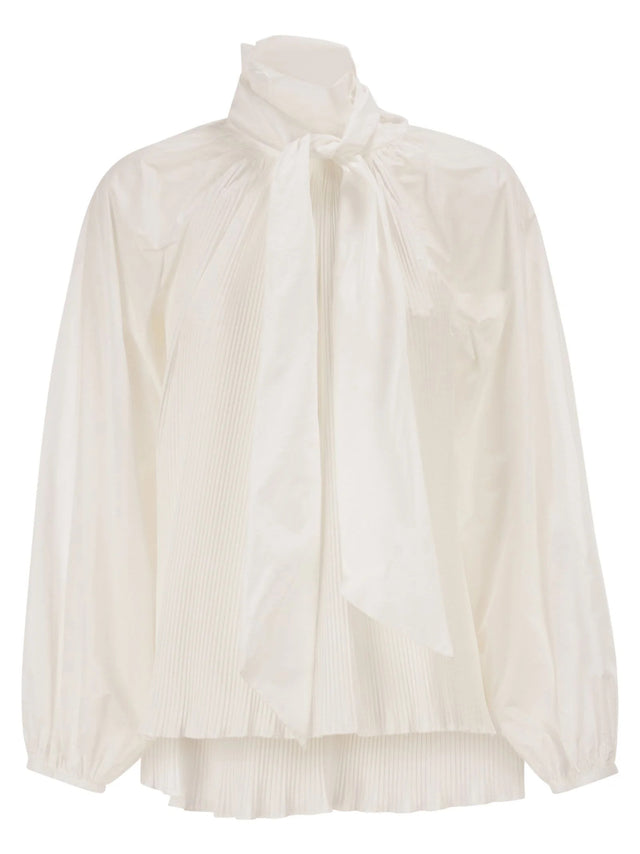Blusa in taffetà di seta