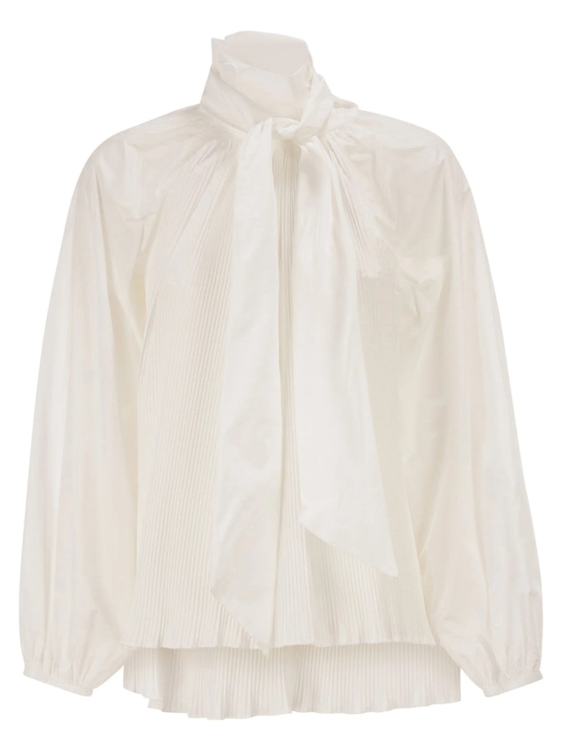 Blusa in taffetà di seta
