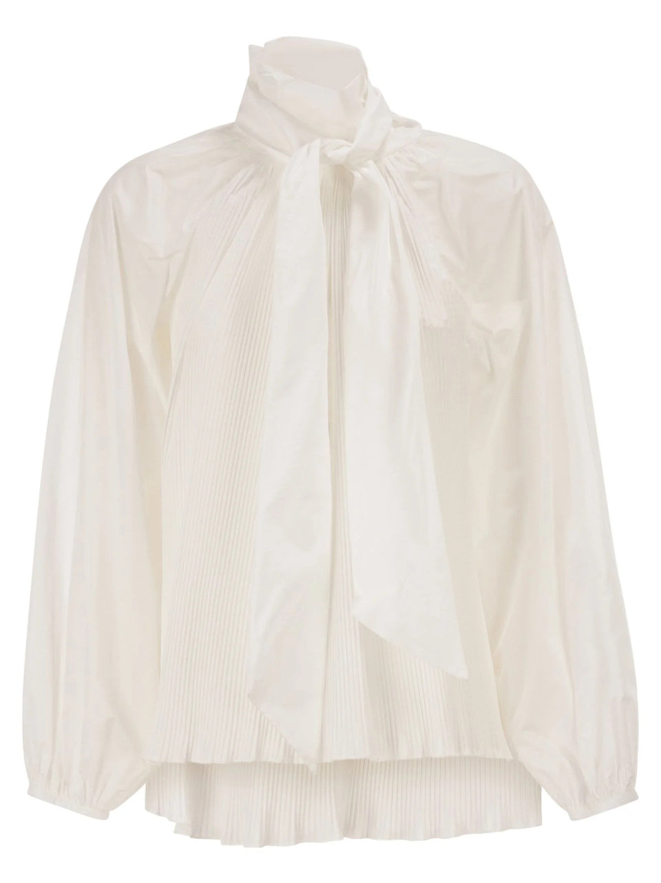 Silk taffeta blouse
