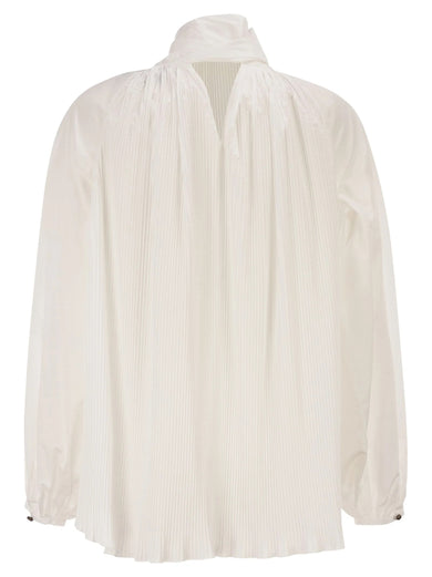 Blusa in taffetà di seta