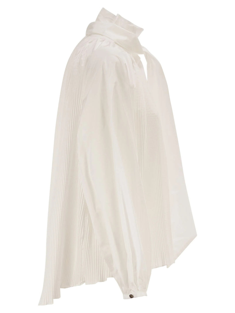 Blusa in taffetà di seta