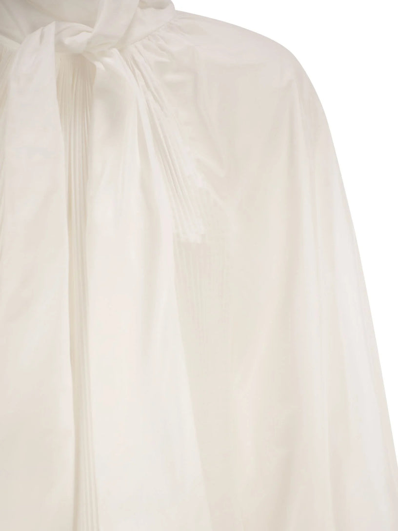 Blusa in taffetà di seta