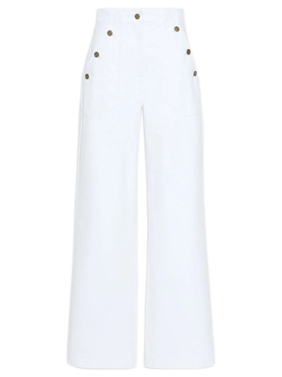 Badesse wide-leg trousers in cotton bull