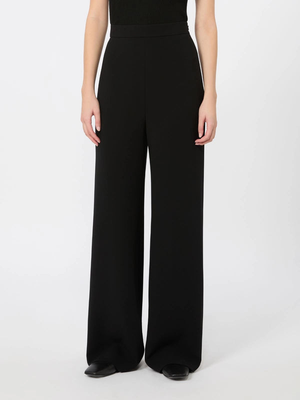 Wide leg Alaggio trousers in cady