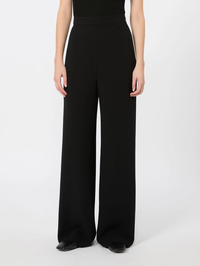Wide leg Alaggio trousers in cady