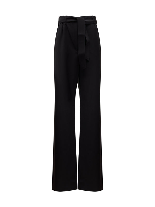 Pantalone Editto in lana con cintura