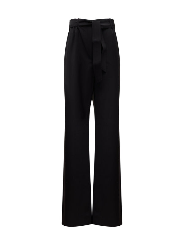 Editto wool trousers with belt