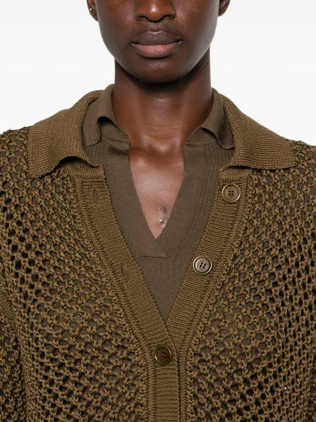 Cotton Cord Film Cardigan