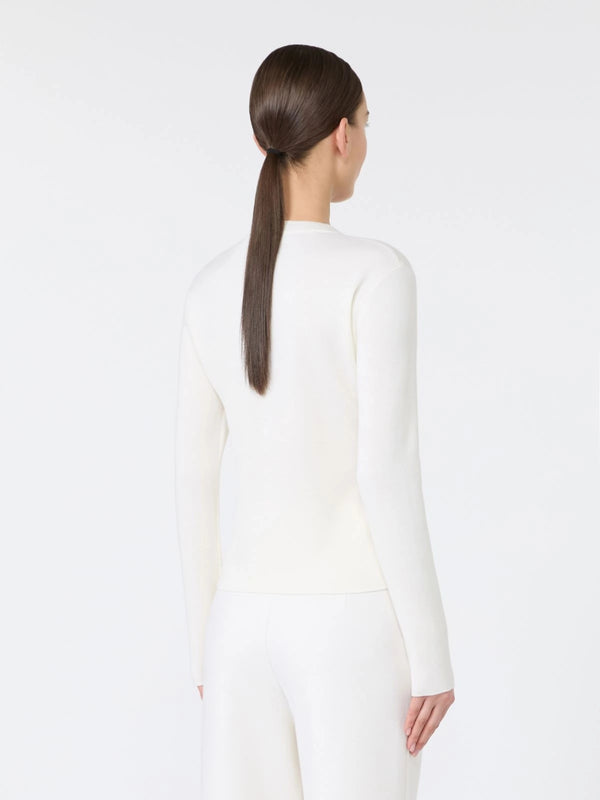 Manto sweater in wool yarn