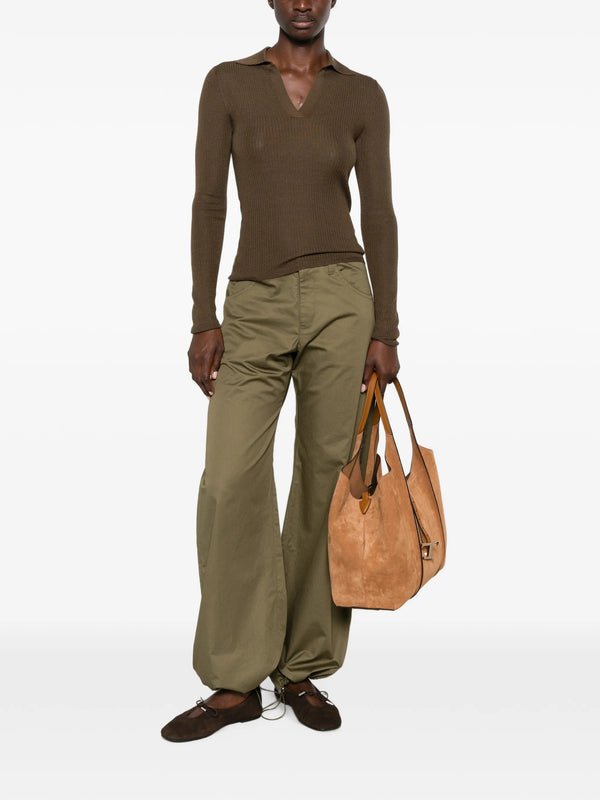 Gergo cashmere and silk polo shirt