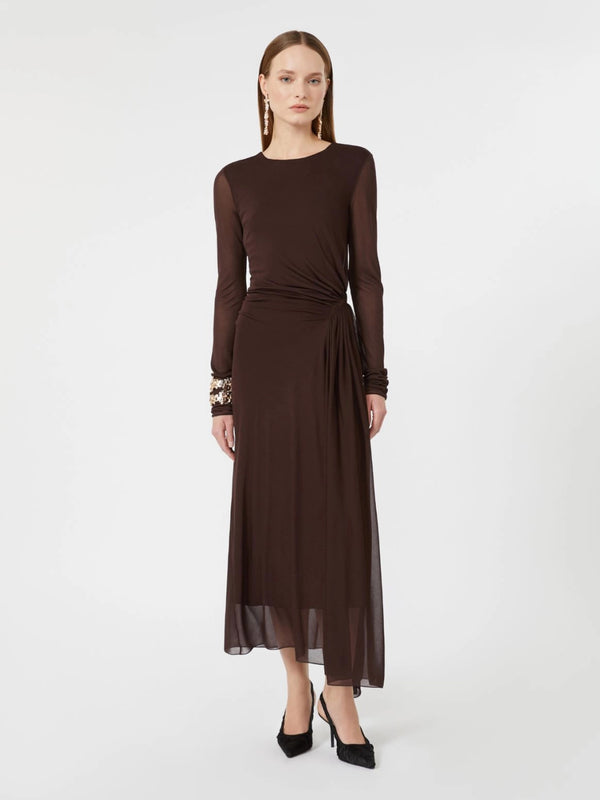 Ritmo viscose crêpe jersey gauze dress