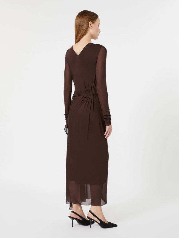 Ritmo viscose crêpe jersey gauze dress