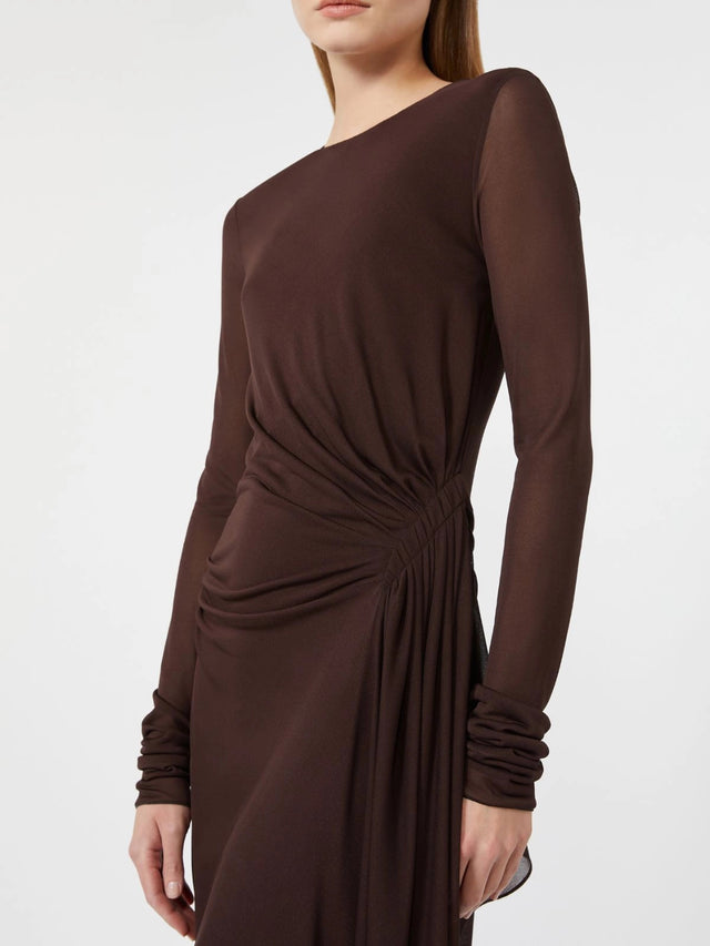 Ritmo viscose crêpe jersey gauze dress