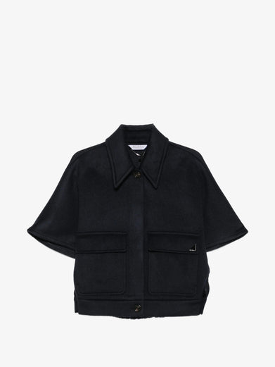 Cappa boxy dream in drap di cashmere