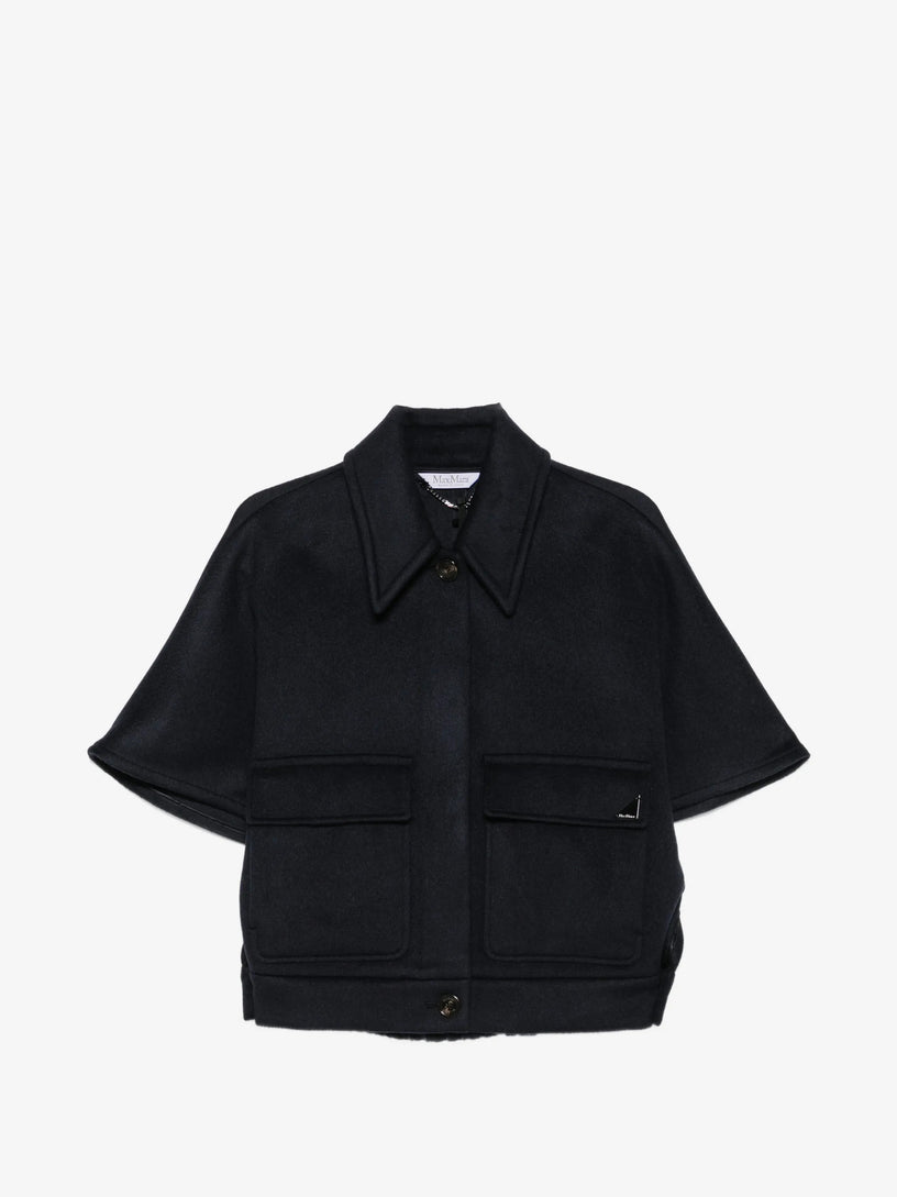Cappa boxy dream in drap di cashmere