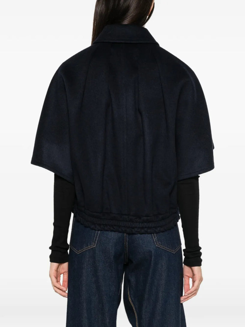 Cappa boxy dream in drap di cashmere