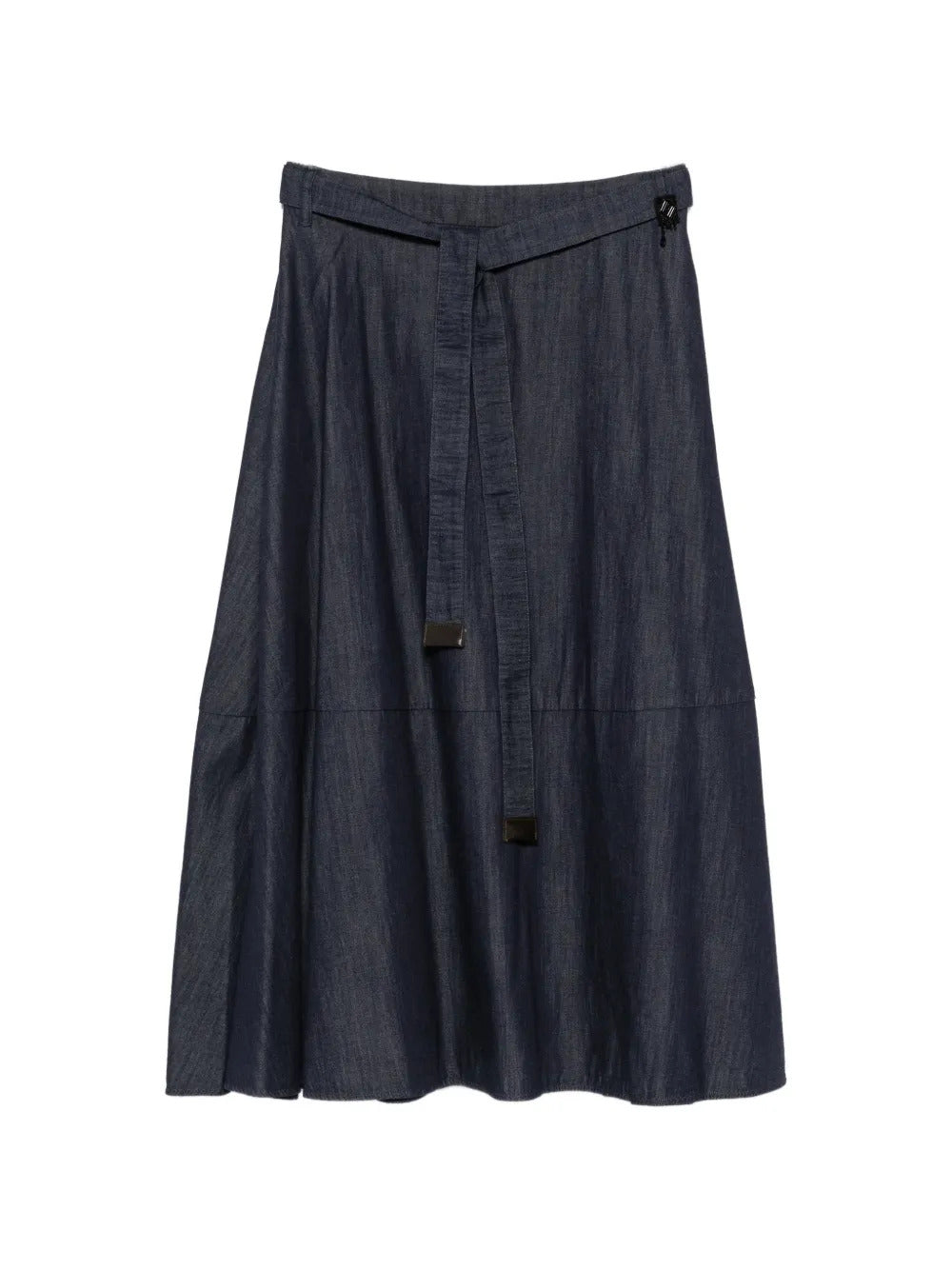 Gonna Ninfe svasata in denim di cotone