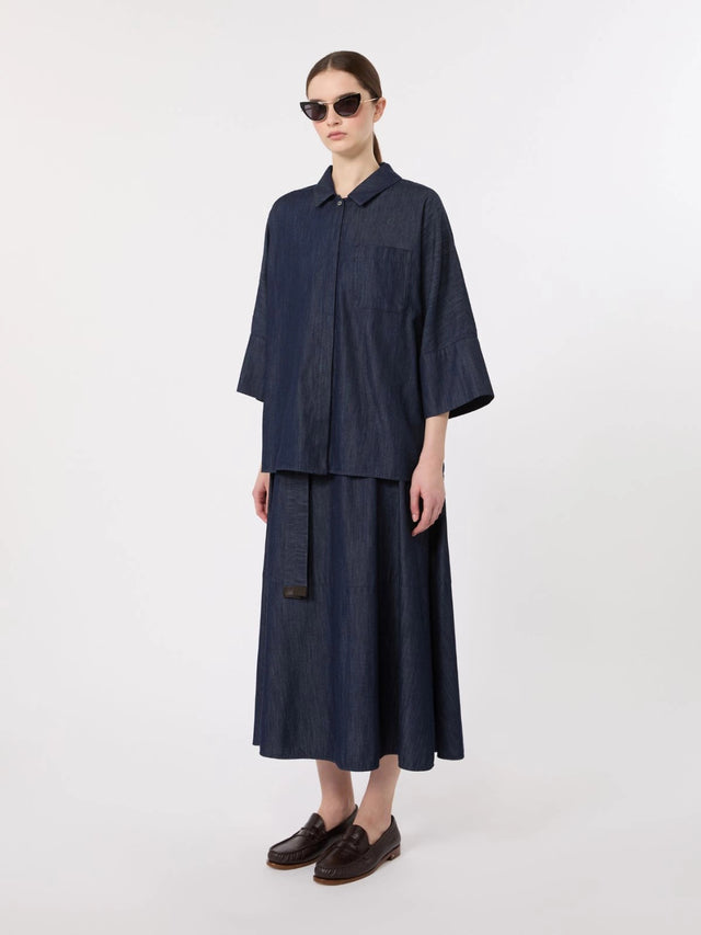 Camicia Rugiada in denim di cotone