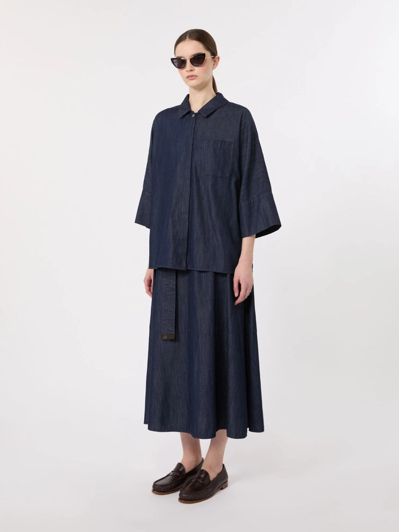 Camicia Rugiada in denim di cotone